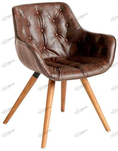 Angel Cerdá Стул из искусственной кожи с подлокотниками New chair 4073 f3229 Angel Cerda