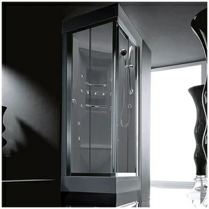 Душевая кабина Gruppo treesse Acquazzurra 90 STB-B7587S-SE белая с баней и гидромассажем угловая левая