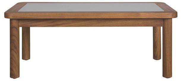 Il Giardino di Legno Прямоугольный садовый стол из дерева и стекла Ring Ring04c6 - Вид №1