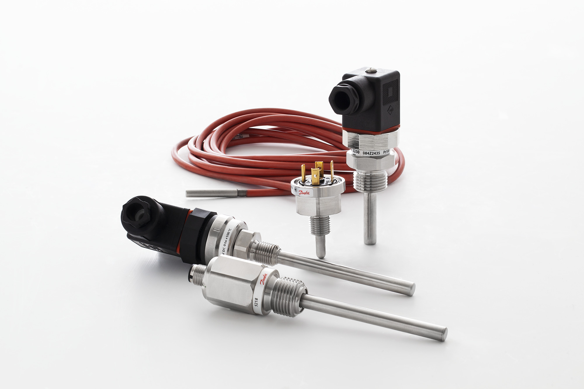 Danfoss MBT3560 — термопреобразователь сопротивления с унифицированным выходным сигналом 4-20 мА Датчик температуры MBT 3560 084Z4035  - Вид №88