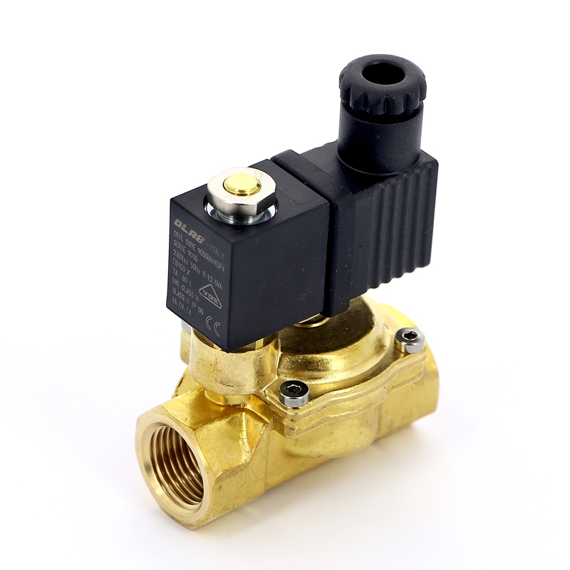 Клапан соленоидный 220В нормально открытый EMMETI 1/2" 00306210