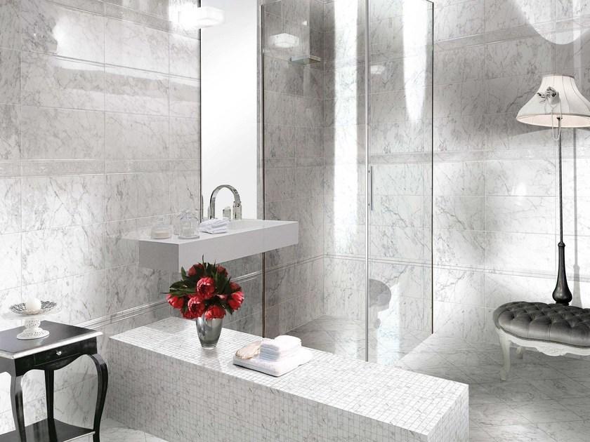 Настенная / напольная плитка с эффектом мрамора Calacatta & carrara Santreyd sun-id-1487483 - Вид №4