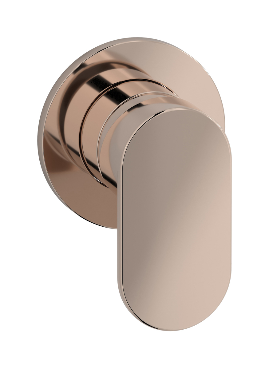 Внешние части встроенного смесителя на 1 потребителя WE ARE IB k2305rs Rose Gold K2