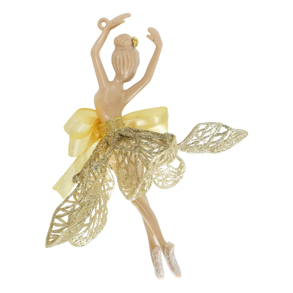 88458709 Новогоднее украшение Балерина 15x13 см цвет золото STLM-0953891 Santreyd  - Вид №4