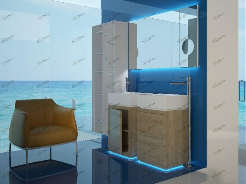 Tw 1-2-3 Напольная раковина стоящая овальная MOMA Design 