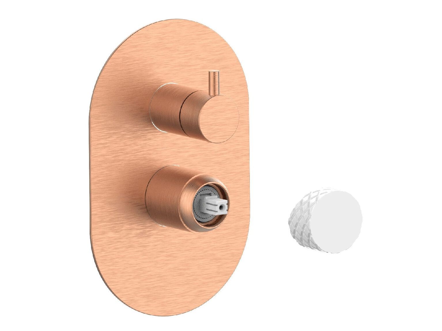 Встраиваемый однорычажный смеситель для душа с переключателем Rubinetterie Frattini Pepe XLS ARCH-00140714