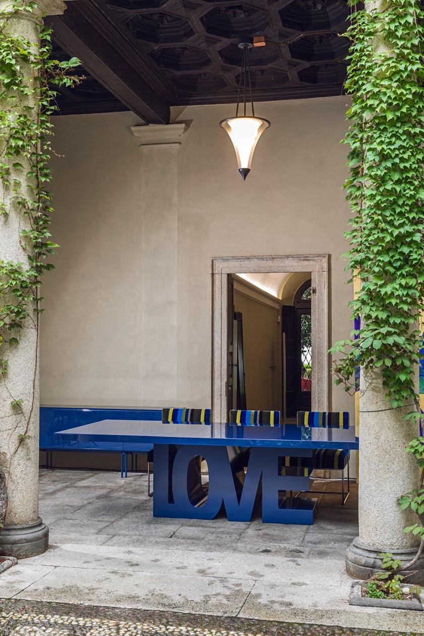 ERBA ITALIA Прямоугольный стол из лакированного дерева Love sun-id-1448855 - Вид №2
