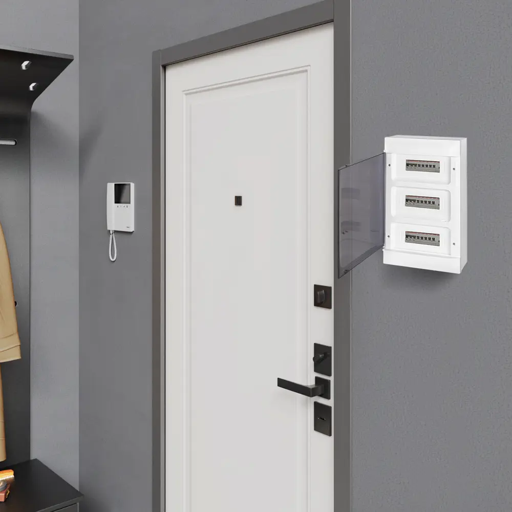 Щит распределительный навесной Legrand Practibox S 36 модулей IP40 пластик цвет дымчатый STLM-2012192 - Вид №3