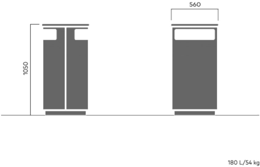VESTRE Урна для мусора с крышкой City sun-id-1465257 - Вид №18