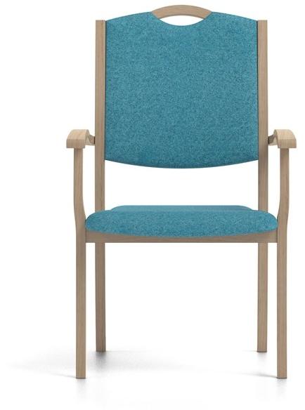 PIAVAL Штабелируемый тканевый стул с подлокотниками Polka | health & care 30-25/1m - Вид №1