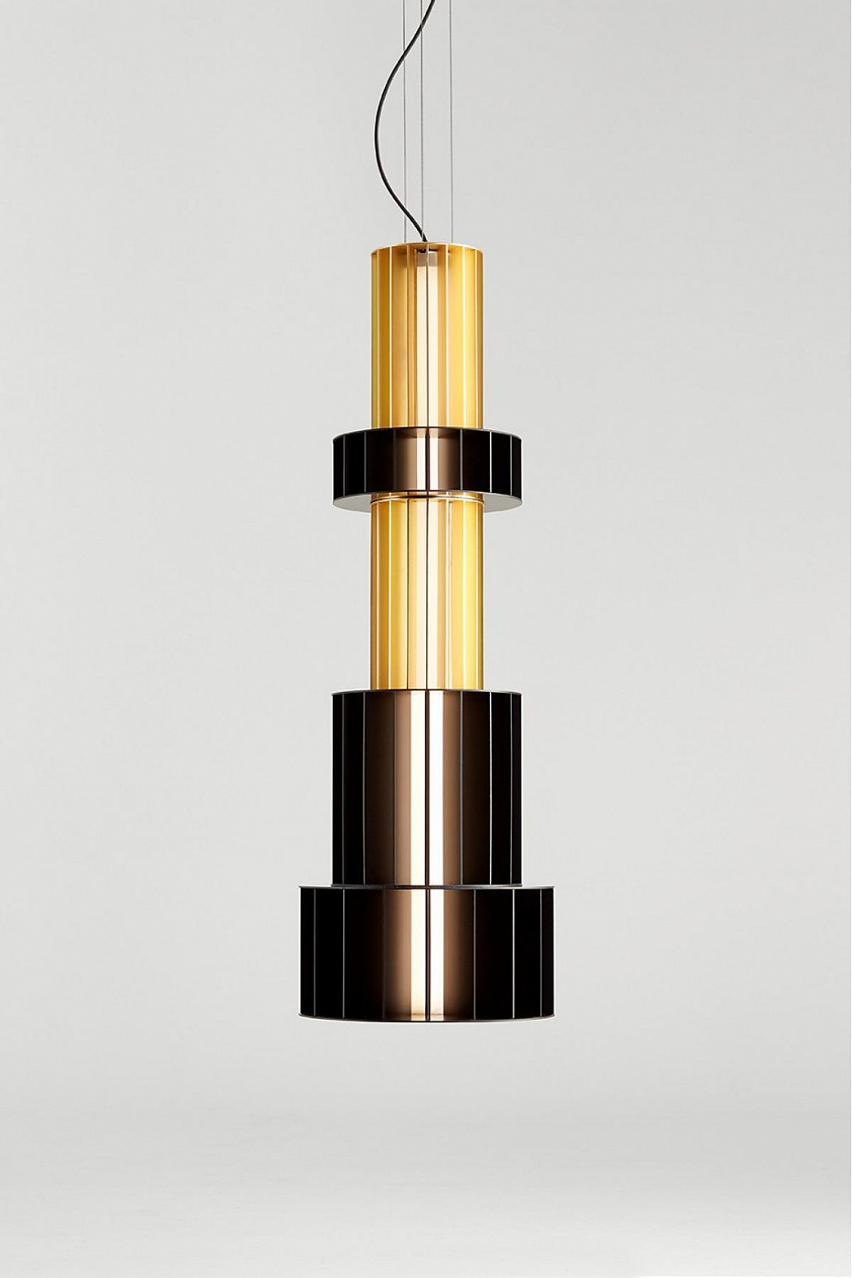 089722 Подвесной светильник T GR золотой Parachilna Babel Santreyd - Вид №2