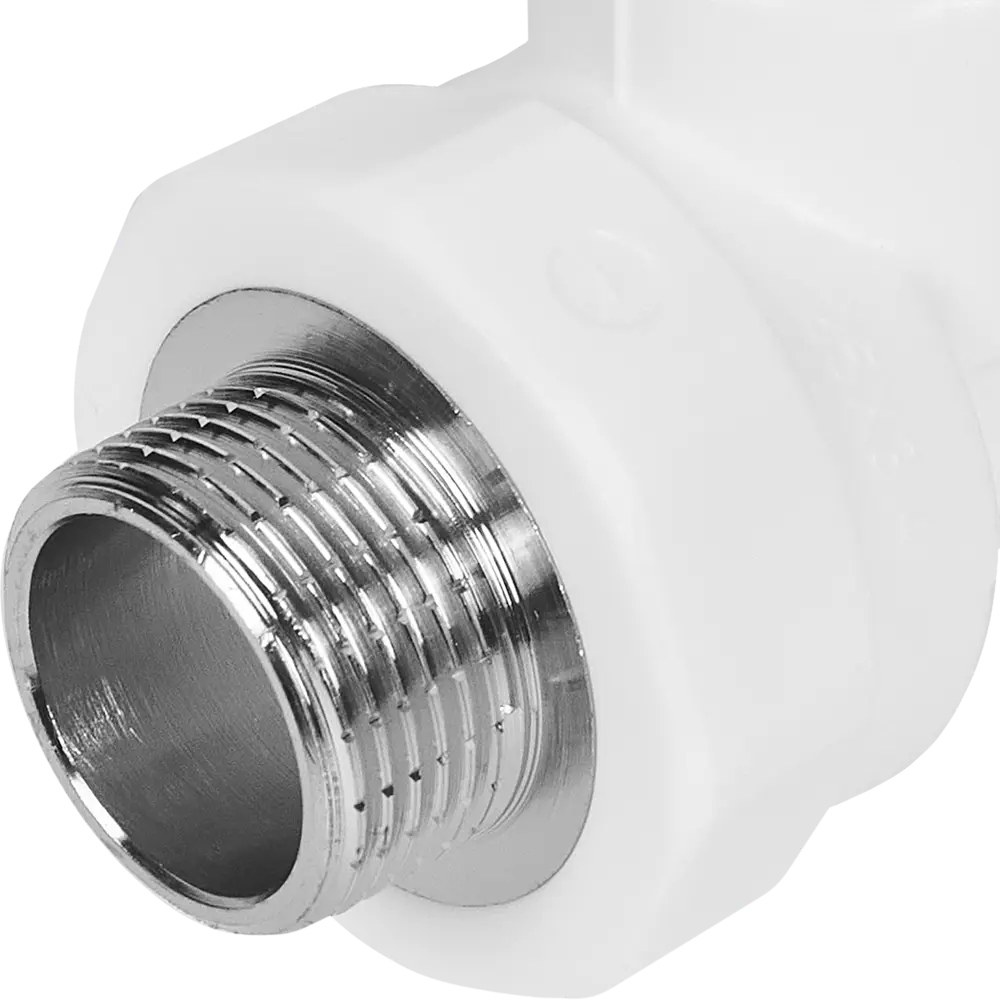 Угловой фитинг Valtec 90° полипропиленовый 25 мм х 3/4" с наружной резьбой 84388997 STLM-0048963 - Вид №1