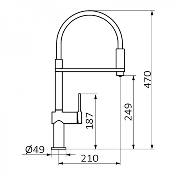 46825460 BASIC/PREMIUM Время Мужской Klip очистителя раковина смеситель Хром GRB MIXERS  - Вид №1