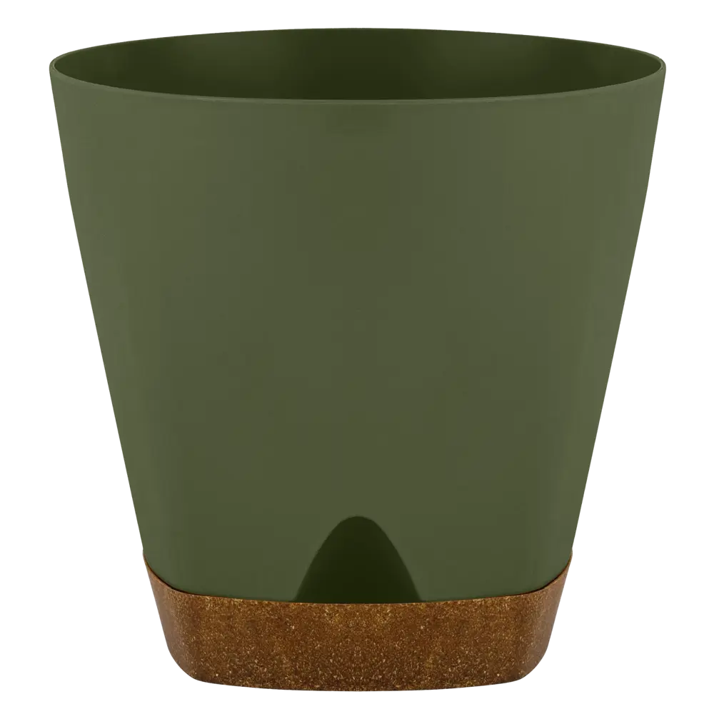 Горшок для цветов Ingreen Wood Ø17 h16.5 см v2.5 л пластик тайга STLM-2158189