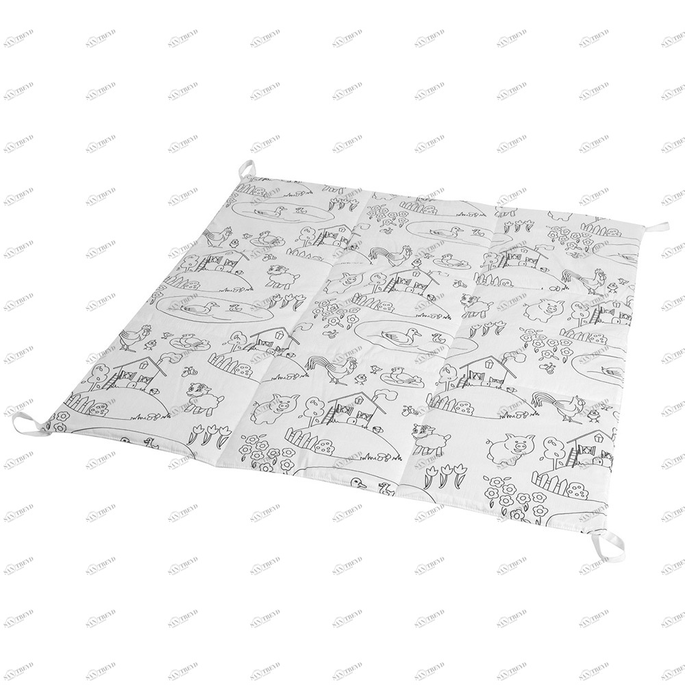 Игровой коврик стеганый под раскраску Painter VAMVIGVAM PAINTER 281568 Серый Santreyd