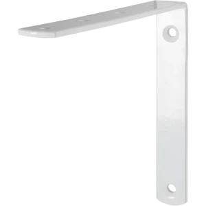 Кронштейн Larvij Angle 2 12.5x15 см сталь нагрузка до 1 кг цвет белый