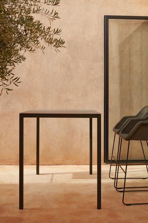 MNST1090 Барный стул лава шнур 2мм орешник Manutti Mood - Вид №2