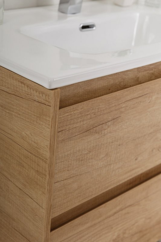 Мебель для ванной комнаты BelBagno KRAFT 39-500 Rovere Nebrasca Nature  - Вид №2