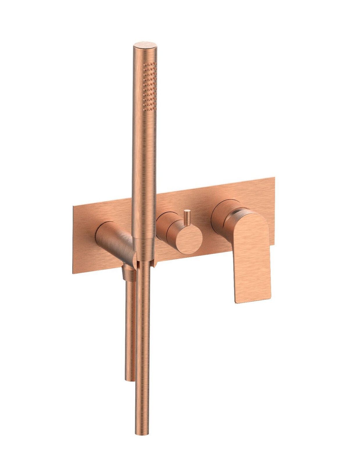 Однорычажный смеситель для душа с 3 отверстиями и ручным душем Rubinetterie Frattini отдельная эстетика ARCH-00018219 - Вид №7