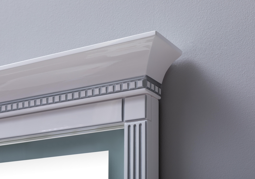 Зеркало Aquanet Селена 90 белый/серебро 00201646 - Вид №3