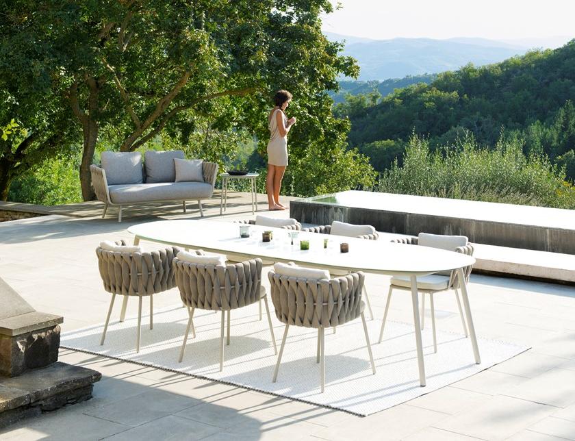 TRIBÙ Обеденный садовый стол Tosca 05354-10/05355-10 - Вид №5