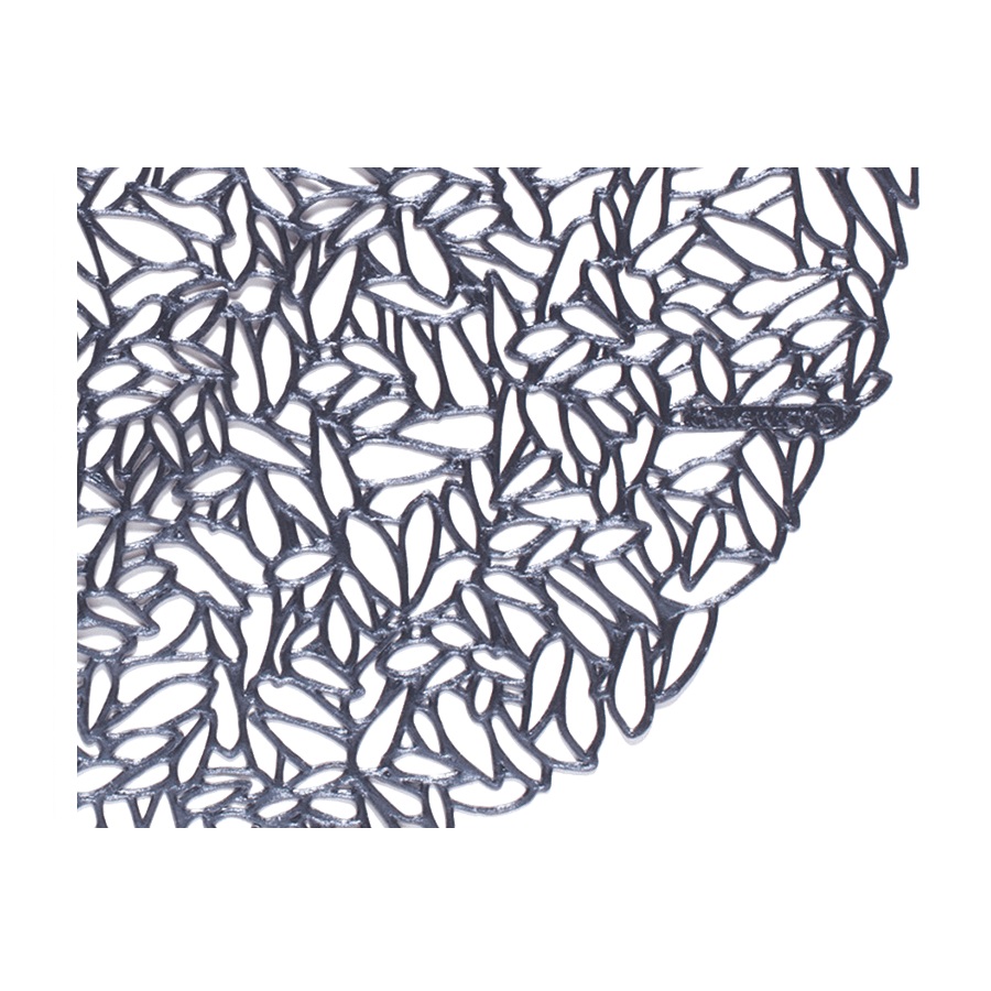 Салфетка виниловая, круглая, синяя, 38 см Chilewich C100407002 - Вид №3