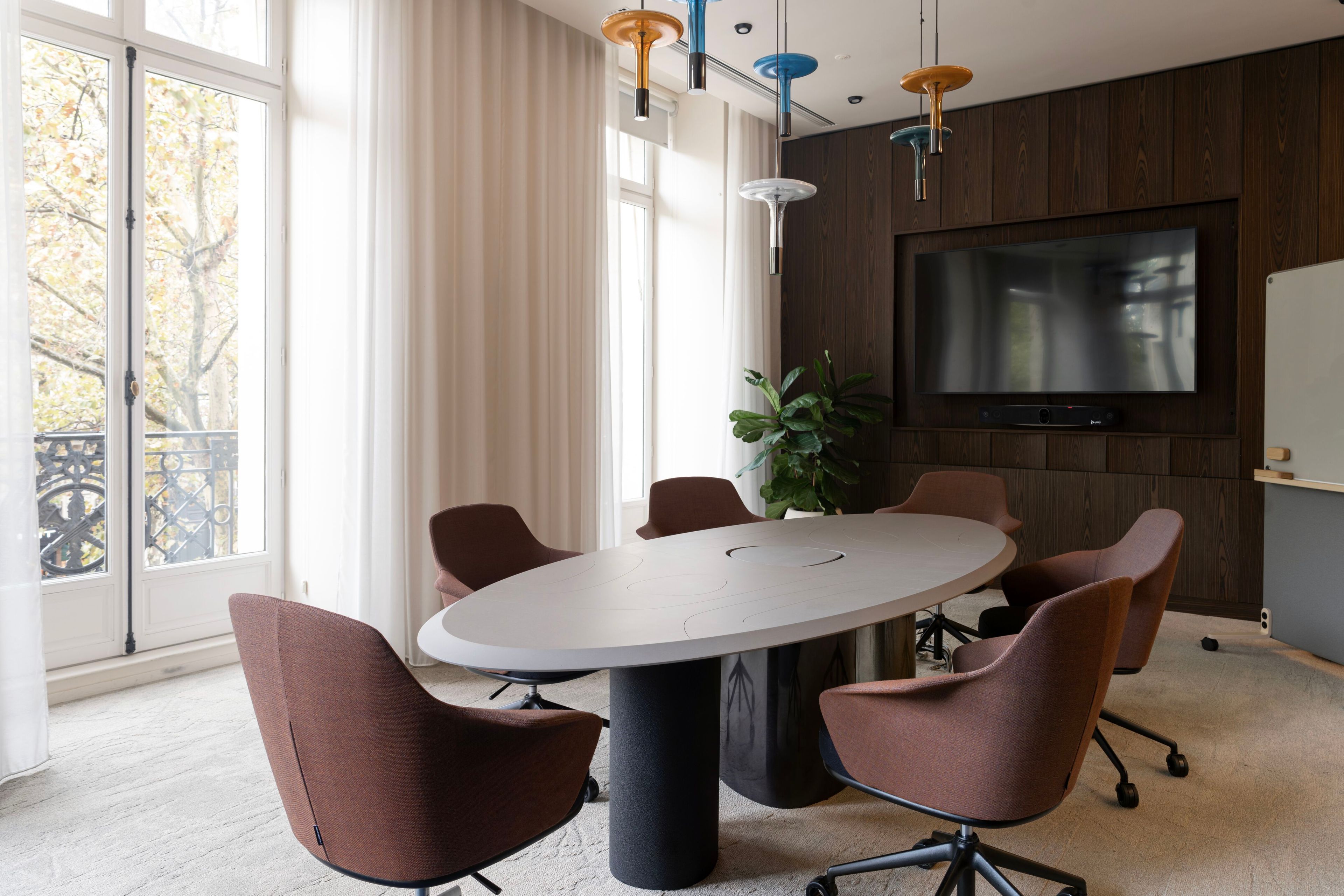 Овальный стол для совещаний из МДФ Cider Edition Monolithes ARCH-00089793 - Вид №4