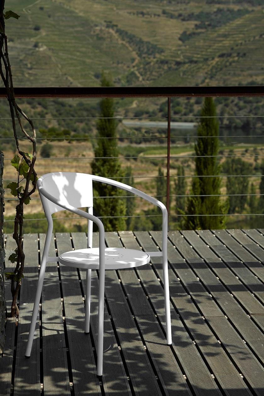 Adico Металлический садовый стул для ресторана с подлокотниками sun-id-1455391 - Вид №2