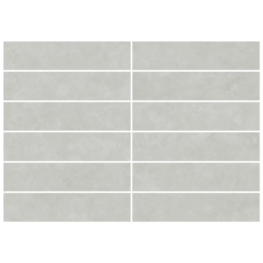 Глазурованный керамогранит Alma Ceramica Concrete Floor 70 20x90 см 1.62 м² матовый цвет серый STLM-2099238 - Вид №2
