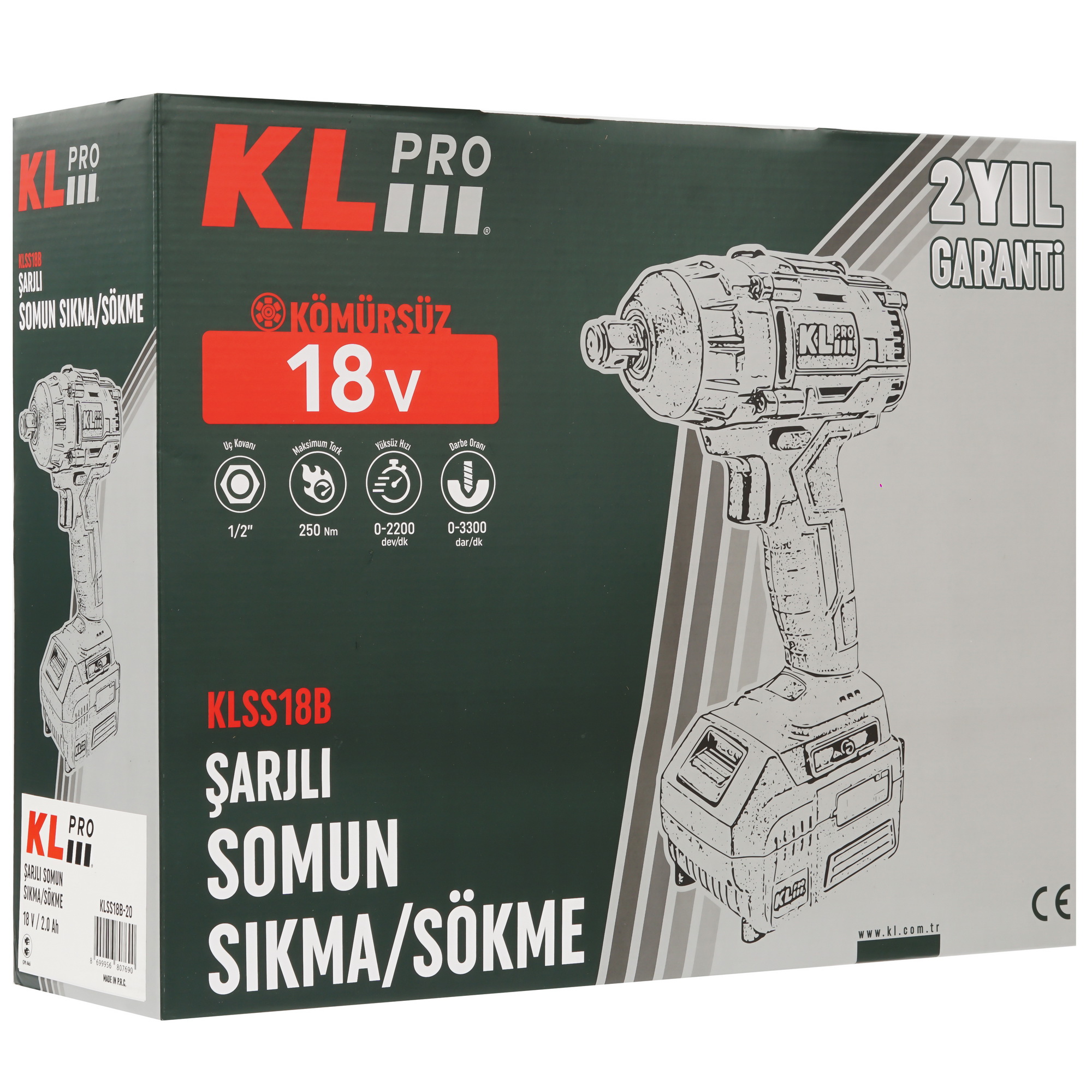 Гайковерт KLPRO KLSS18B-20 9154026 STDN-0087720 - Вид №9