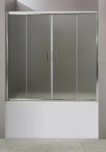 Шторка на ванну BelBagno UNO-VF-2-150/145-C-Cr