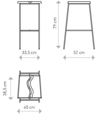 PROTEK® Табурет из дуба и смолы Legno e resina sun-id-1437609 - Вид №1