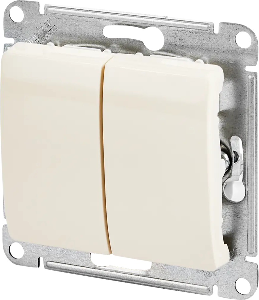 Schneider Electric Glossa - выключатель трёхпозиционный бежевый 87677581