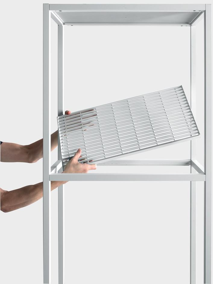 Kristalia Модульная открытая полка из металла sun-id-1384564 - Вид №8