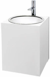 2608024 Подвесная раковина настенная овальная Vallvé Gloss белая