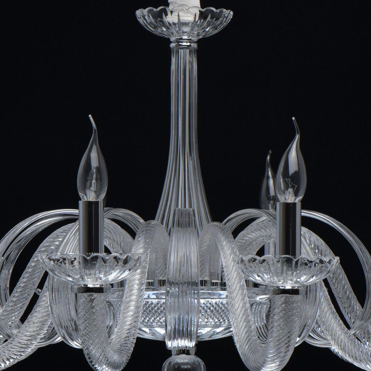 Подвесная люстра MW-Light Элла 483013610 MW-LIGHT ДИЗАЙНЕРСКИЕ, ЭЛЛА 279665 Хром  - Вид №3