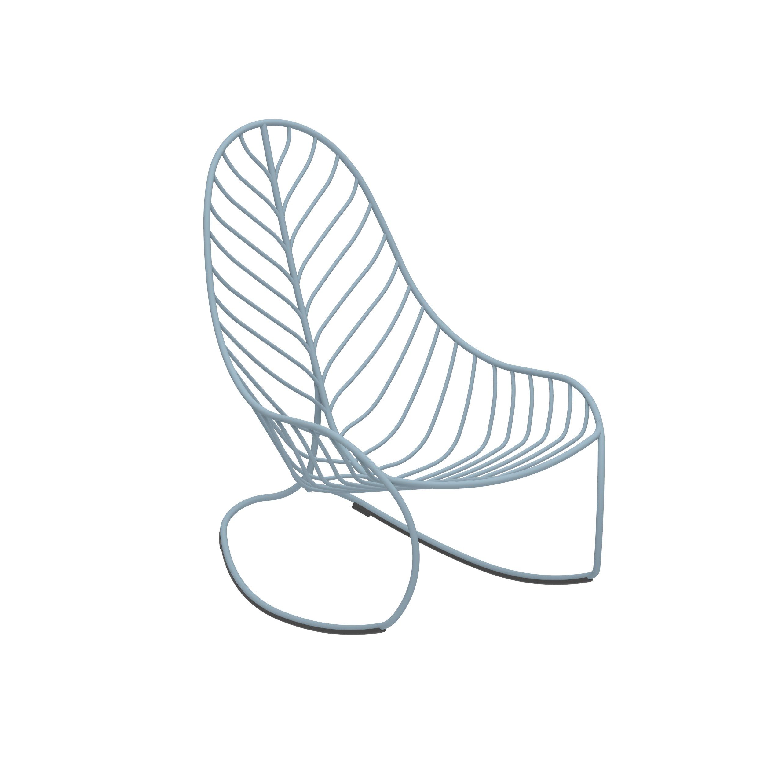 Кресло-качалка из нержавеющей стали Royal Botania Folia ARCH-00024823 - Вид №8