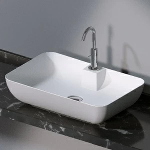 L607217 Накладная раковина на столешницу  прямоугольная A. e T. Italia ELITE