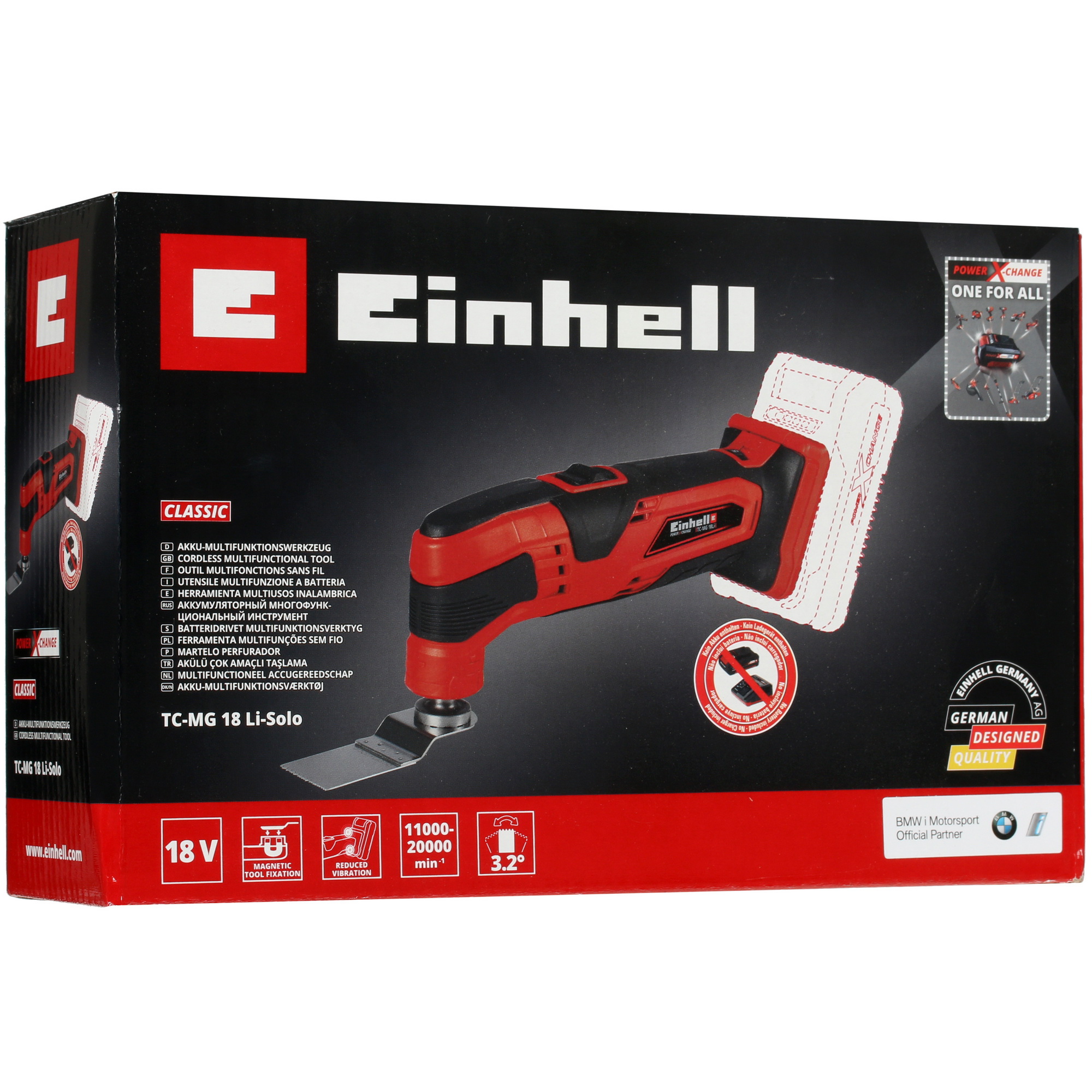 Реноватор Einhell PXC TC-MG 18 Li-Solo Power X Change 18V , Без ЗУ, Без АКБ 5322657 STDN-0132810 - Вид №8