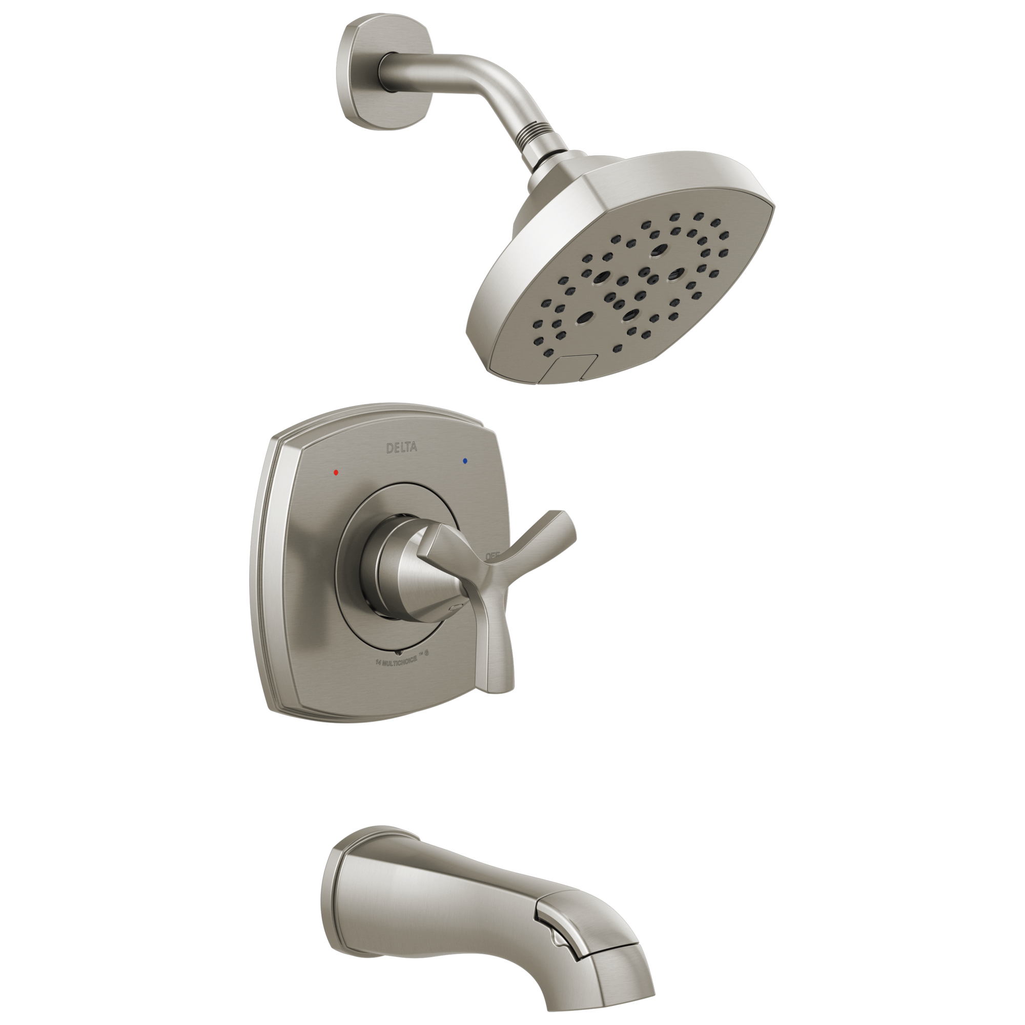 T144766-SS Ванна и душ серии 14 Delta Faucet Stryke Нержавеющая сталь 