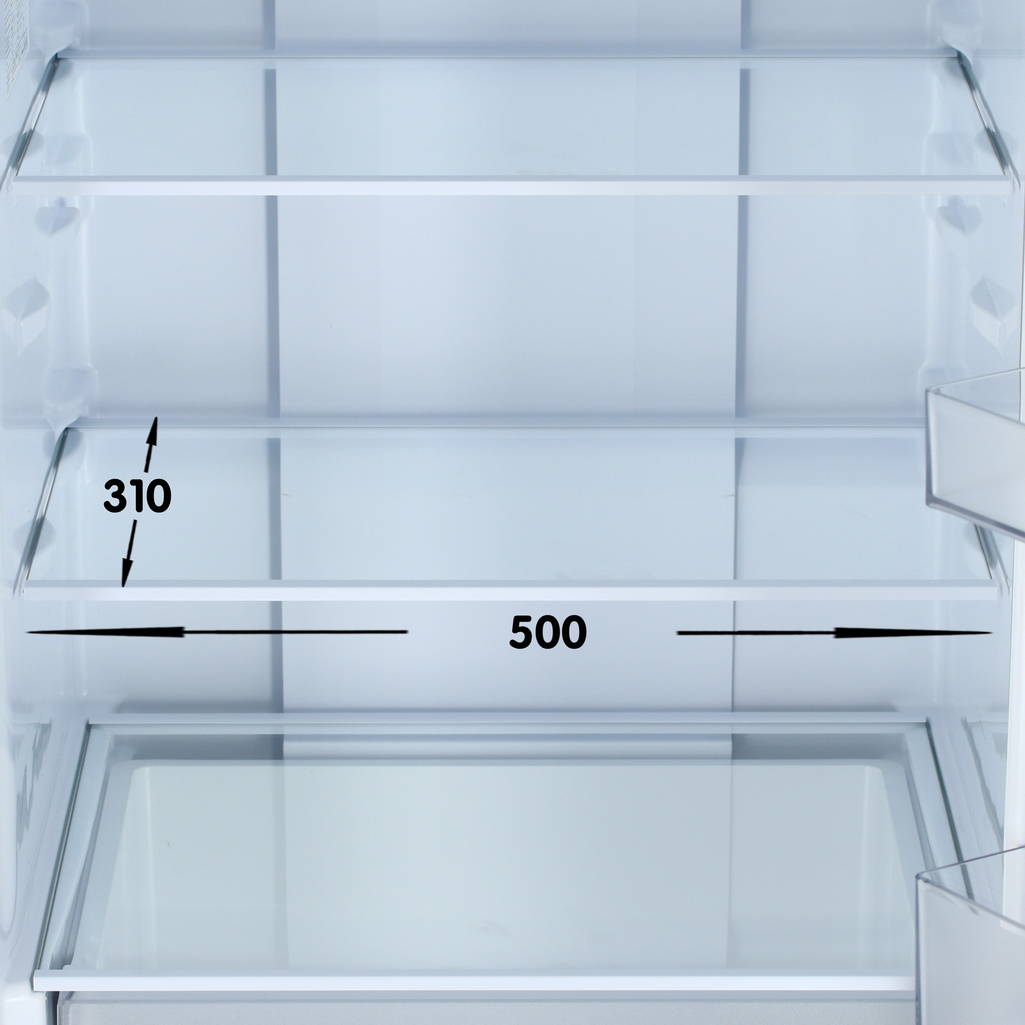 9236260 Холодильник с морозильником   Candy CFN6185S серебристый STDN-0136167 - Вид №8