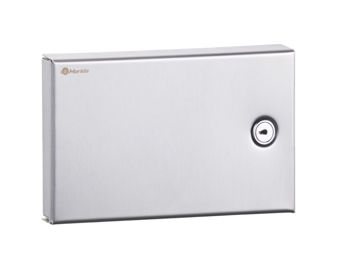 GSM004 Контейнер для фольгированных перчаток STELLA, вместимость 100 перчаток, матовая сталь Merida 