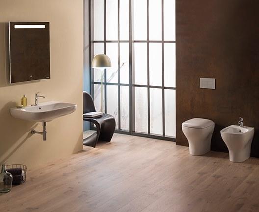 Ge046/47/60/61/70 bi Подвесная раковина настенная овальная Ceramica Globo Genesis белая - Вид №5