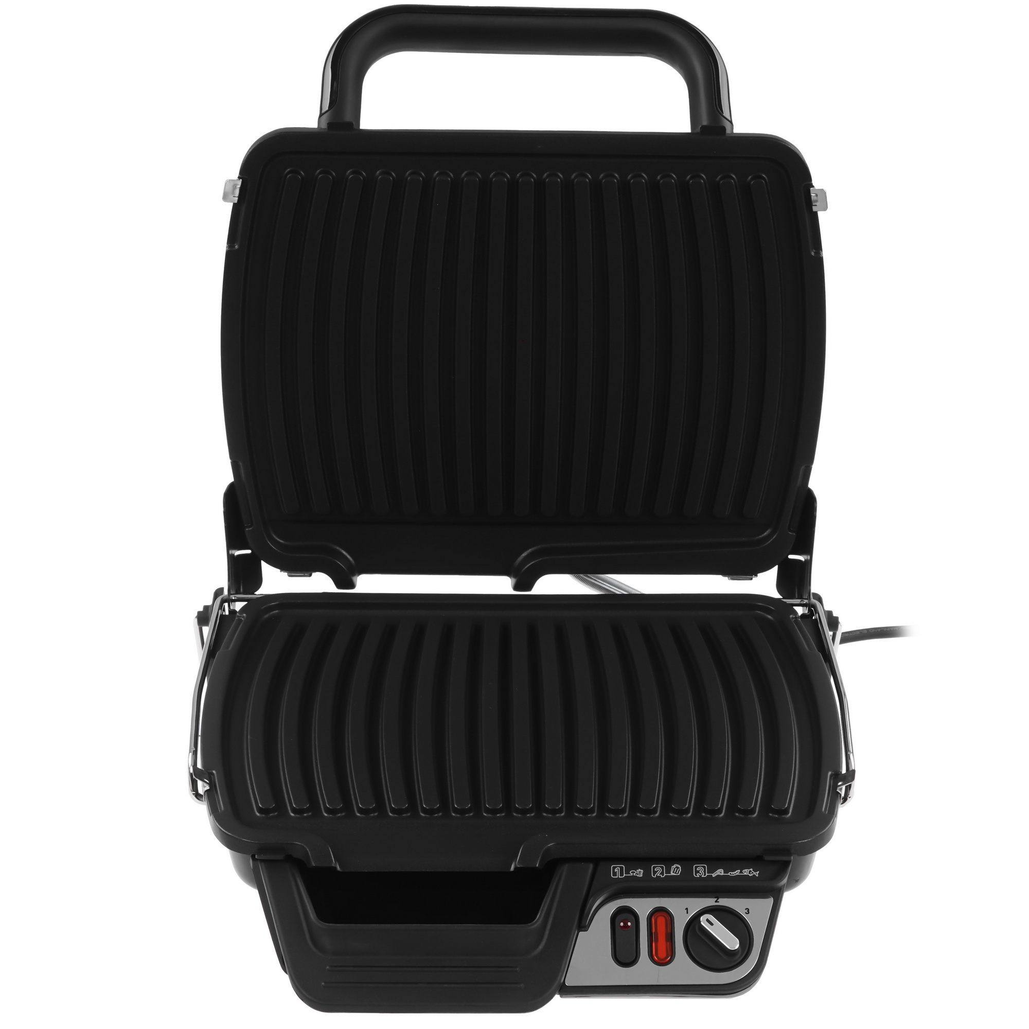 5472627 Гриль Tefal GC306012 Health Grill Comfort серебристый STDN-0046233 - Вид №2