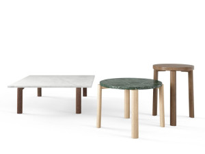 Круглый журнальный столик с мраморным верхом