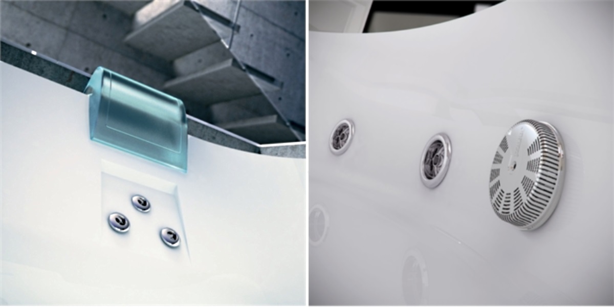 Ванна с гидромассажем "HYDRO FRIENDLY" Aquasoul Corner 140 встроенная 9443-721 Jacuzzi 9443721 - Вид №2