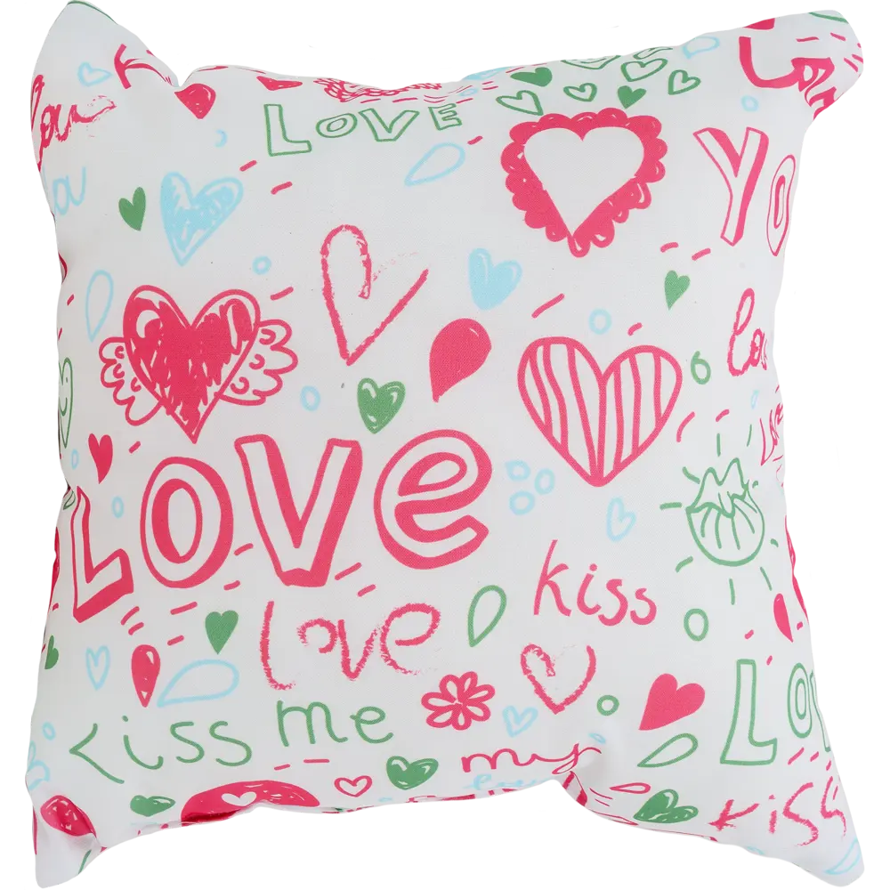 Подушка «Love», 40х40 см, цвет розовый SEASONS STLM-2085043