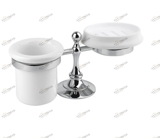 Стакан и мыльница настольные CEZARES OLIMP-STT-01-M