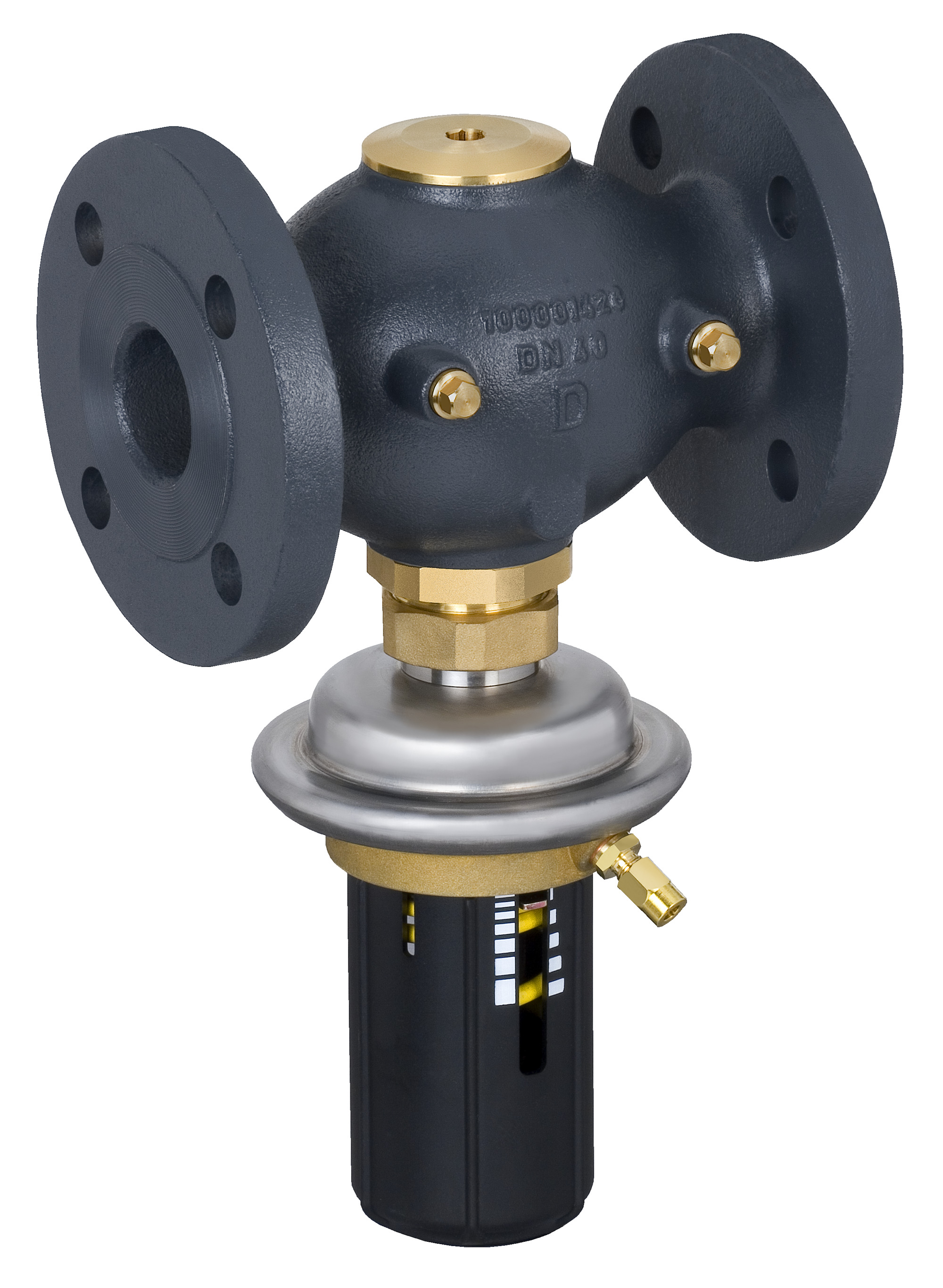 Danfoss Регулятор перепада давлений DPR для монтажа на обратном трубопроводе РПД DPR PN25 15/1/0,3-2,0рез./обр. 003H6185  - Вид №11