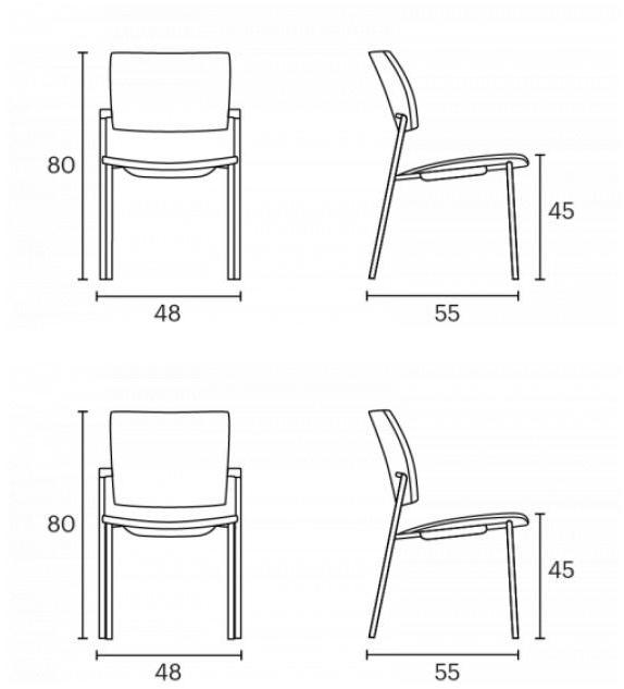 ENEA Штабелируемое кожаное кресло Bio sun-id-1386862 - Вид №9